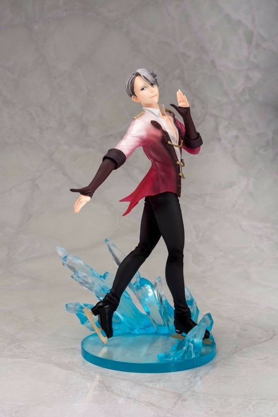 Victor Nikiforov, Yuri!!! On Ice, Toy's Works, Chara-Ani, Pre-Painted, 1/8, 4546098076108