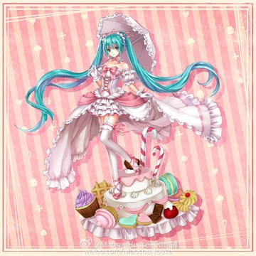 Miku Hatsune (Hatsune Miku Sweet Princess), Miku, Vocaloid, Myethos, Pre-Painted