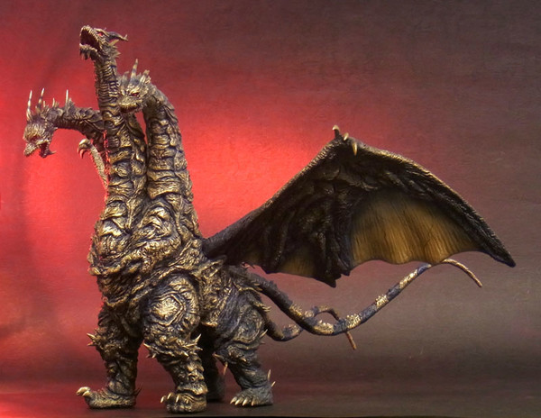 Keizer Ghidorah, Gojira Final Wars, X-Plus, Pre-Painted, 4532149014489