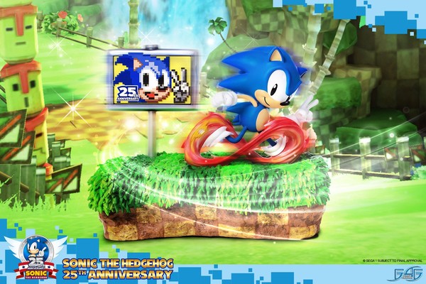 Sonic the Hedgehog (25th Anniversary, Regular Edition), Sonic The Hedgehog, First 4 Figures, Pre-Painted