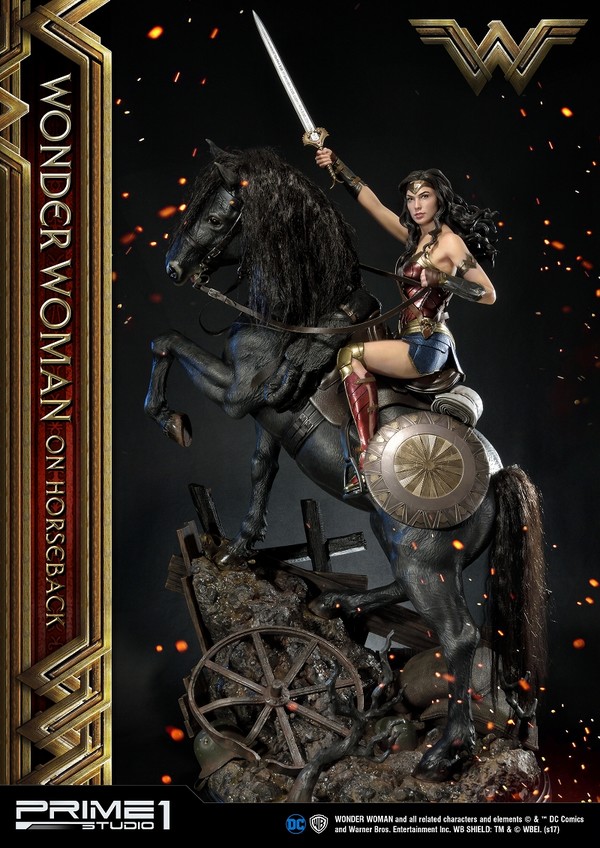 Wonder Woman (On Horseback), Wonder Woman (2017), Prime 1 Studio, Pre-Painted, 1/3