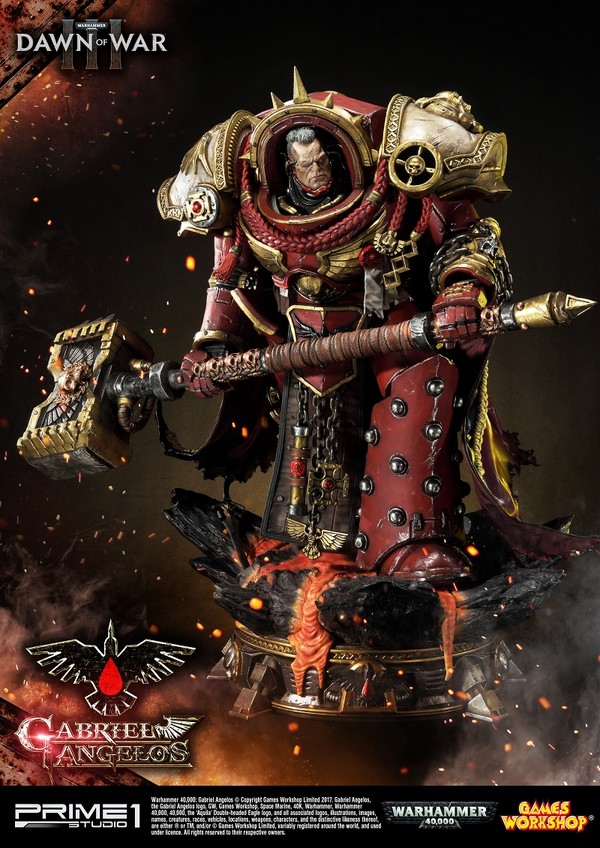 Gabriel Angelos, Warhammer 40, 000: Dawn Of War III, Prime 1 Studio, Pre-Painted, 4562471905353
