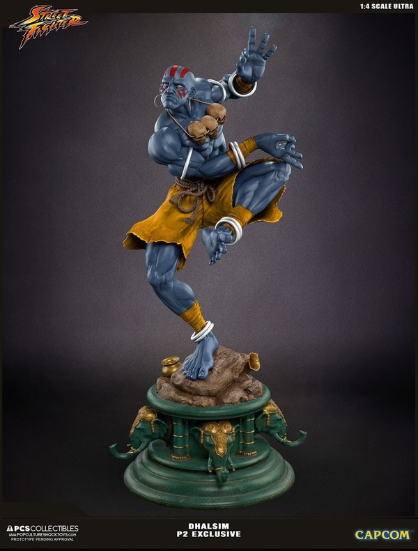 Dhalsim (PCS Exclusive, Player 2 Ex), Street Fighter, Premium Collectibles Studio, Pre-Painted, 1/4