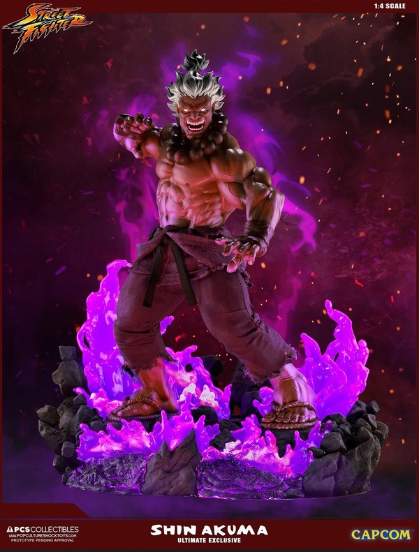Shin Gouki (PCS Exclusive, Ultimate EX), Street Fighter III, Street Fighter IV, Street Fighter Zero, Premium Collectibles Studio, Pre-Painted, 1/4