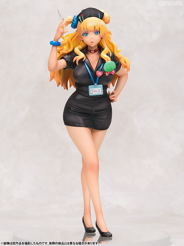 Galko-chan (Black Nurse style), Oshiete! Galko-chan, Aquamarine, Good Smile Company, Pre-Painted, 4562369650860