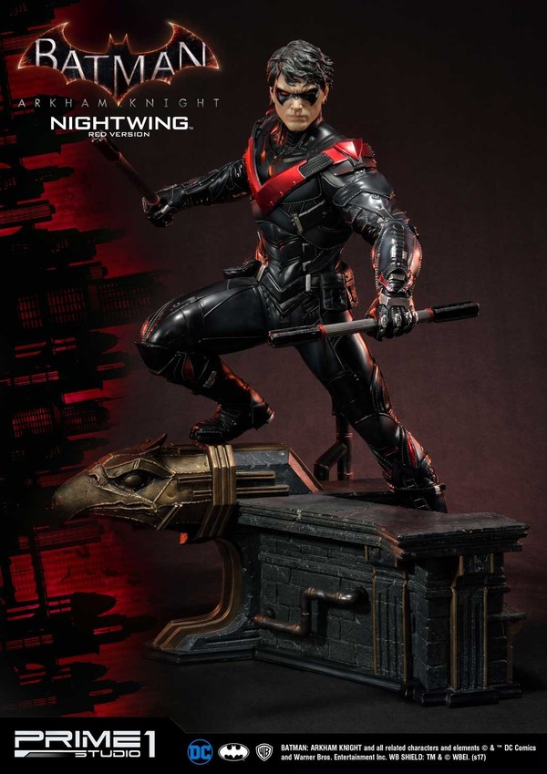 Nightwing (Red), Batman: Arkham Knight, Prime 1 Studio, Pre-Painted, 1/3, 4562471905384