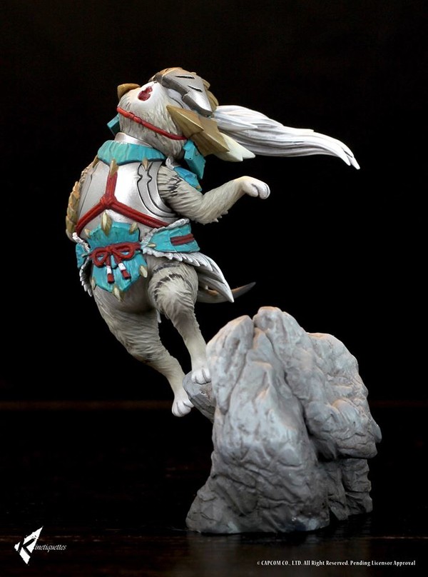 Otomo Airou (Zinogre Armor), Monster Hunter, Kinetiquettes, Pre-Painted, 1/10