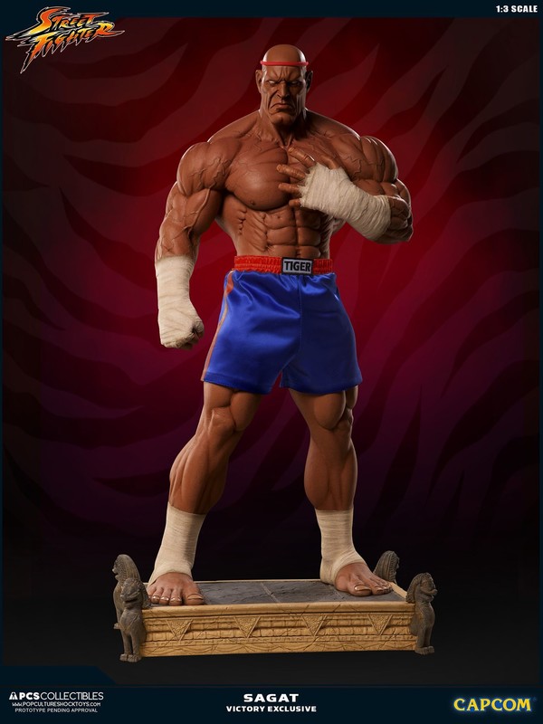 Sagat (PCS Exclusive, Victory), Street Fighter II V, Premium Collectibles Studio, Pre-Painted, 1/3