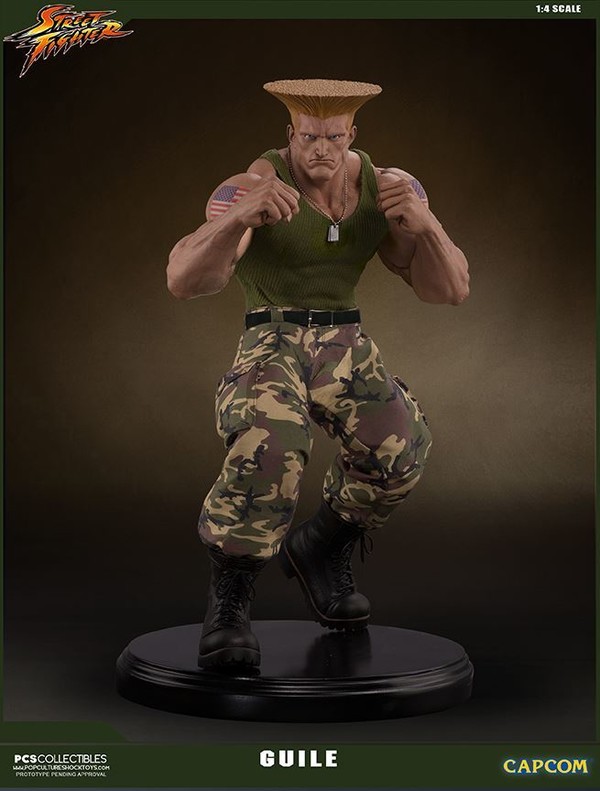 Guile, Street Fighter, Premium Collectibles Studio, Sideshow Collectibles, Pre-Painted, 1/4