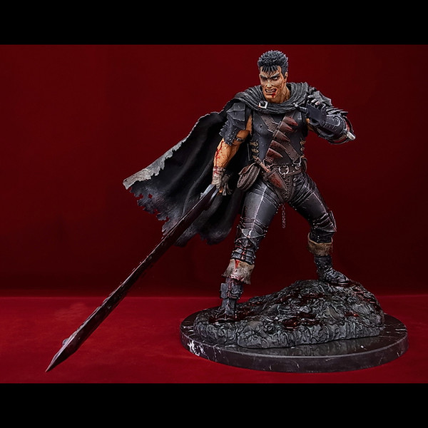 Guts (Limited Edition I, Bloodshed), Berserk, Art of War, Pre-Painted, 1/6