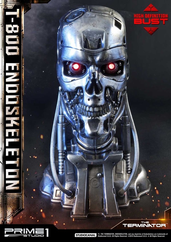 T-800, The Terminator, Prime 1 Studio, Pre-Painted, 1/2, 4562471908286