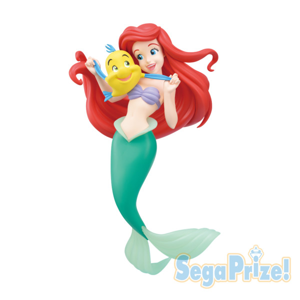 Ariel, Flounder (Color), The Little Mermaid, SEGA, Pre-Painted