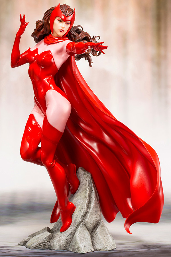 Scarlet Witch, Avengers, Kotobukiya, Pre-Painted, 1/10, 4934054093533