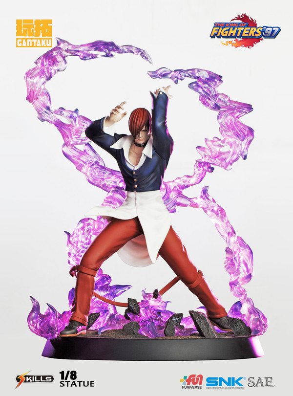 Yagami Iori, The King Of Fighters '97, Gantaku, Pre-Painted, 1/8, 4573167290110