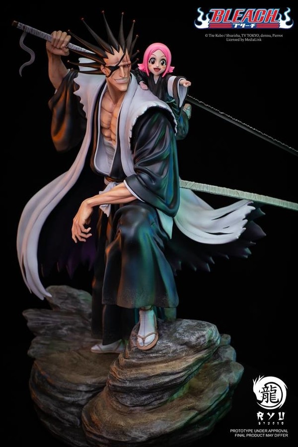 Kusajishi Yachiru, Zaraki Kenpachi, Bleach, Ryu Studio, Pre-Painted, 1/6