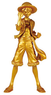 Monkey D. Luffy (Gold), One Piece, Banpresto, Pre-Painted