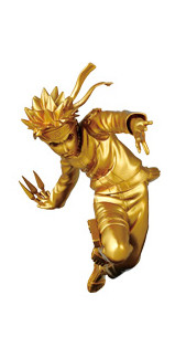 Uzumaki Naruto (Gold), Naruto Shippuuden, Banpresto, Pre-Painted