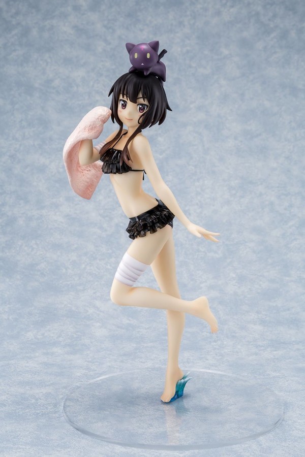 Chomusuke, Megumin (Swimsuit, Clear Black Color), Kono Subarashii Sekai Ni Shukufuku O! 2, Bell Fine, Pre-Painted, 1/7