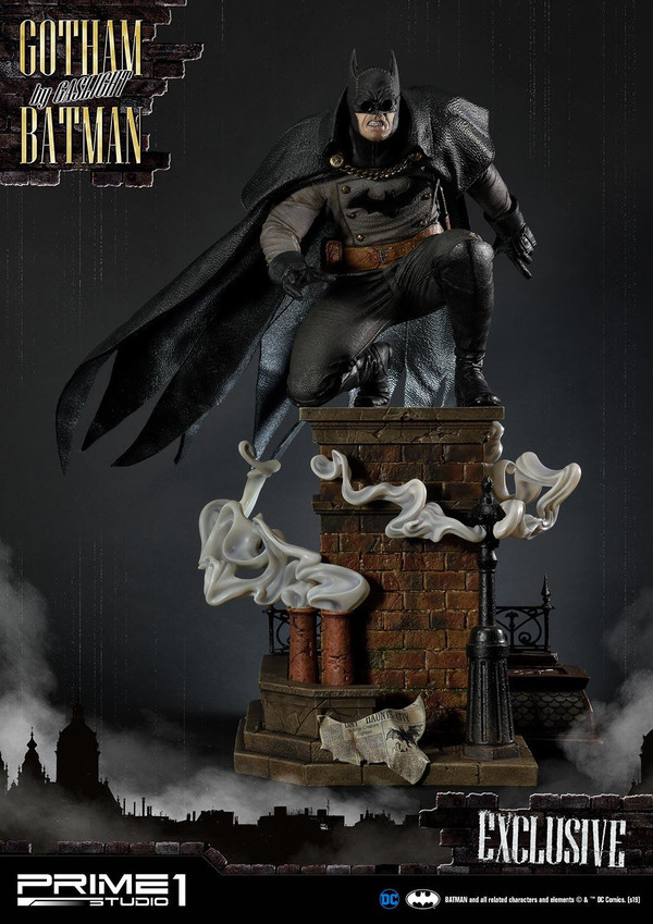 Batman (Gotham by Gaslight, Black, EX), Batman: Arkham Origins, Prime 1 Studio, Pre-Painted, 1/5, 4582535944289