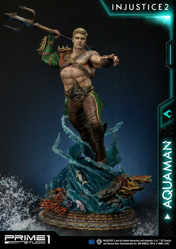 Aquaman, Injustice 2, Prime 1 Studio, Pre-Painted, 1/4