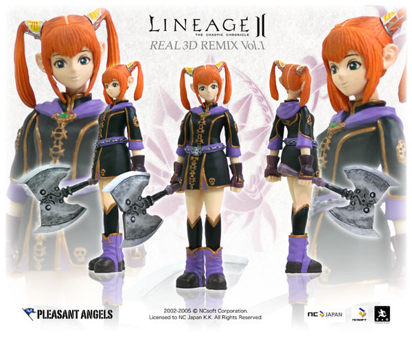 Dwarf (Limited Edition, Real3D Remix), Lineage II, Pleasant Angels, Pre-Painted, 1/10