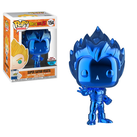 Vegeta SSJ (Blue Chrome), Dragon Ball Z, Funko Toys, Pre-Painted