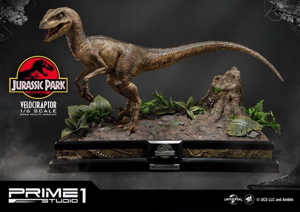 Velociraptor (Open Mouth), Jurassic Park, Prime 1 Studio, Pre-Painted, 1/6, 4562471901829