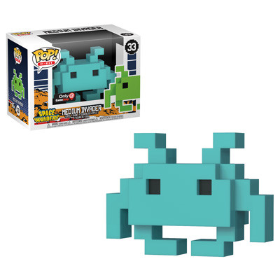 Medium Invader (Teal), Space Invaders, Funko Toys, Pre-Painted