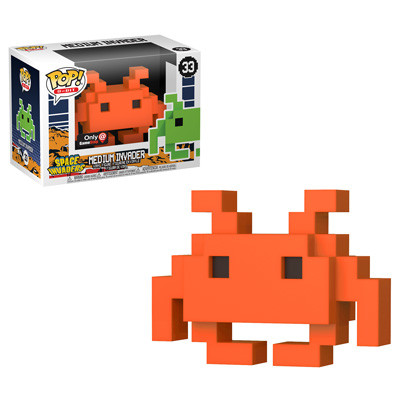 Medium Invader (Orange), Space Invaders, Funko Toys, GameStop, Pre-Painted