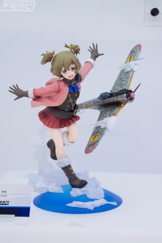 Chika, Kouya No Kotobuki Hikoutai, Bandai, Pre-Painted