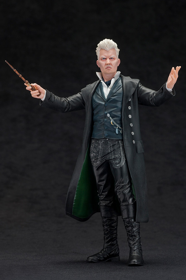 Gellert Grindelwald, Fantastic Beasts: The Crimes Of Grindelwald, Kotobukiya, Pre-Painted, 1/10, 4934054004775