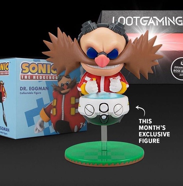 Doctor Eggman, Sonic The Hedgehog, Loot Crate, Pre-Painted