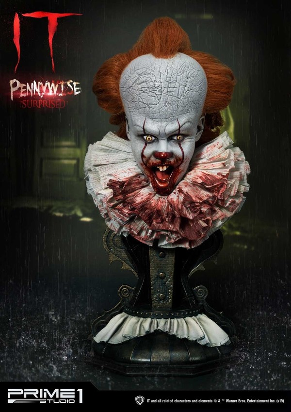 Pennywise (Surprised), It (2017), Prime 1 Studio, Pre-Painted, 1/2, 4562471908606