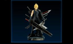 Cloud Strife (FFVII 10th Anniversary), Final Fantasy VII: Advent Children, Square Enix, Suntory, Trading, 4901777179219