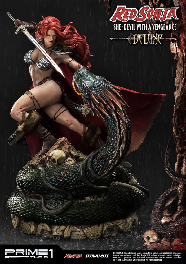 Red Sonja (She-Devil with a Vengeance, DX), Red Sonja, Prime 1 Studio, Pre-Painted, 1/3, 4562471901751