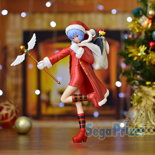 Ayanami Rei, PenPen (Christmas, 1.5), Shin Seiki Evangelion, SEGA, Pre-Painted