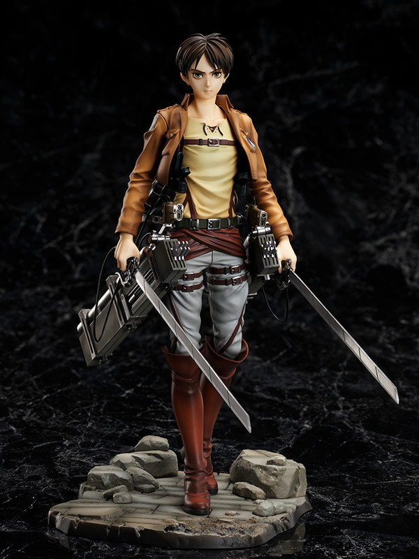 Eren Yeager, Shingeki No Kyojin, Hobby Max, Pre-Painted, 1/7, 4573451878307