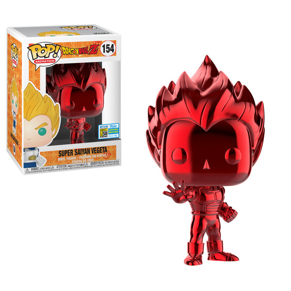 Vegeta SSJ (Red Chrome), Dragon Ball Z, Funko Toys, Pre-Painted