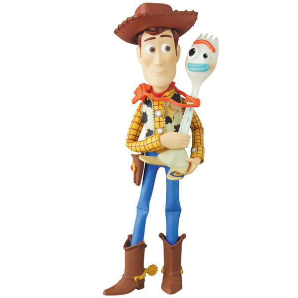 Forky, Woody, Toy Story 4, Medicom Toy, Pre-Painted, 4530956155005