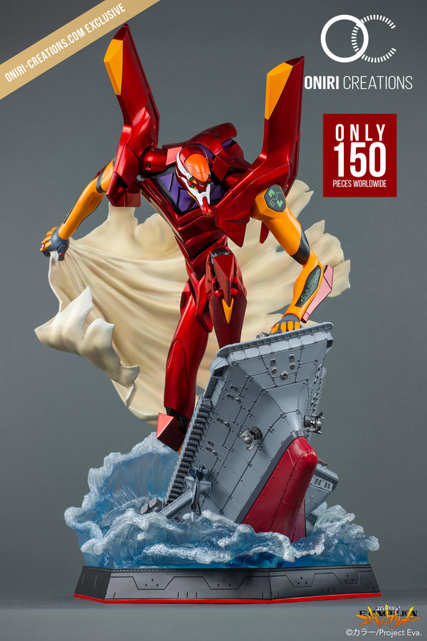 EVA-02 (Metallic Variant Exclusive), Shin Seiki Evangelion, Oniri Créations, Hive, Pre-Painted