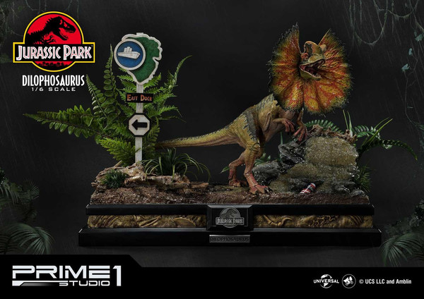 Dilophosaurus (Bonus), Jurassic Park, Prime 1 Studio, Pre-Painted, 1/6, 4582535944937