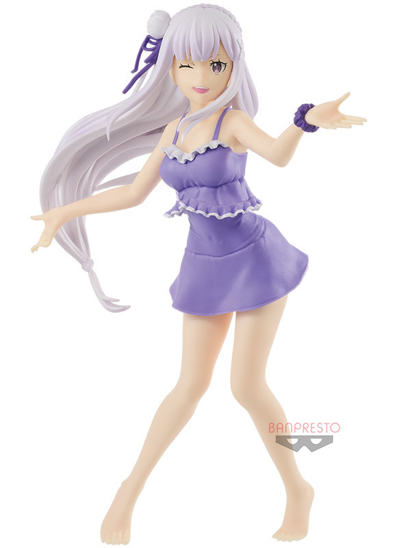 Emilia, Re:Zero Kara Hajimeru Isekai Seikatsu, Bandai Spirits, Pre-Painted