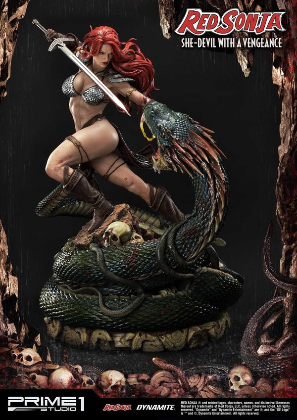 Red Sonja (She-Devil with a Vengeance), Red Sonja, Prime 1 Studio, Pre-Painted, 1/3, 4562471901768