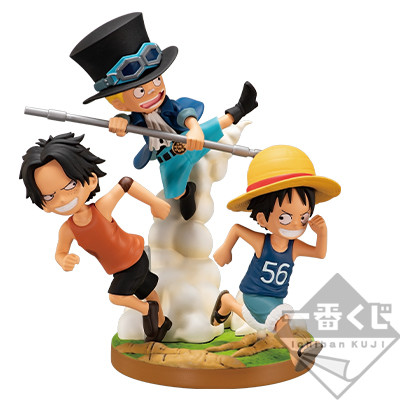 Monkey D. Luffy, Portgas D. Ace, Sabo (Kyoudai no Kizuna), One Piece, Bandai Spirits, Pre-Painted