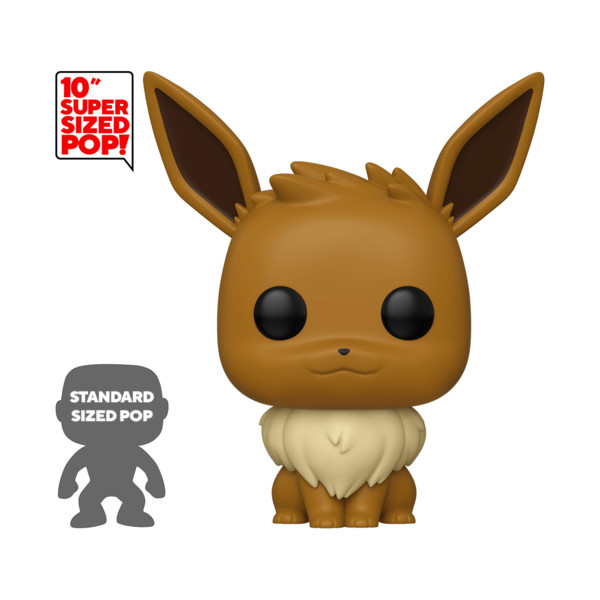 Eievui (10-Inch POP!), Pocket Monsters, Funko Toys, Pre-Painted