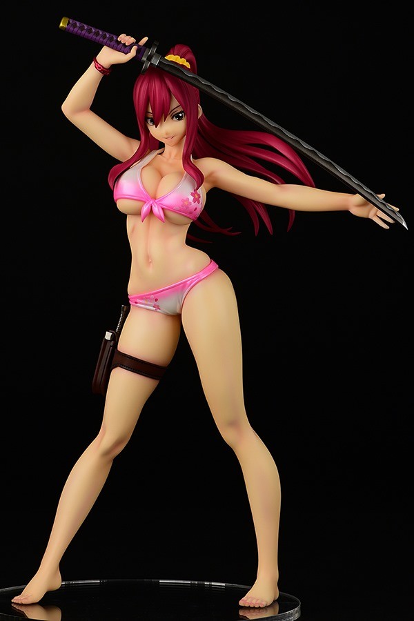 Erza Scarlet (Swimsuit GravureStyle/Sakura), Fairy Tail, Orca Toys, Pre-Painted, 1/6, 4560321854288