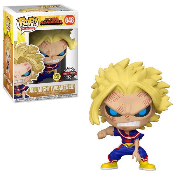 All Might (Weakened (Glow in the Dark)), Boku No Hero Academia, Funko Toys, Pre-Painted