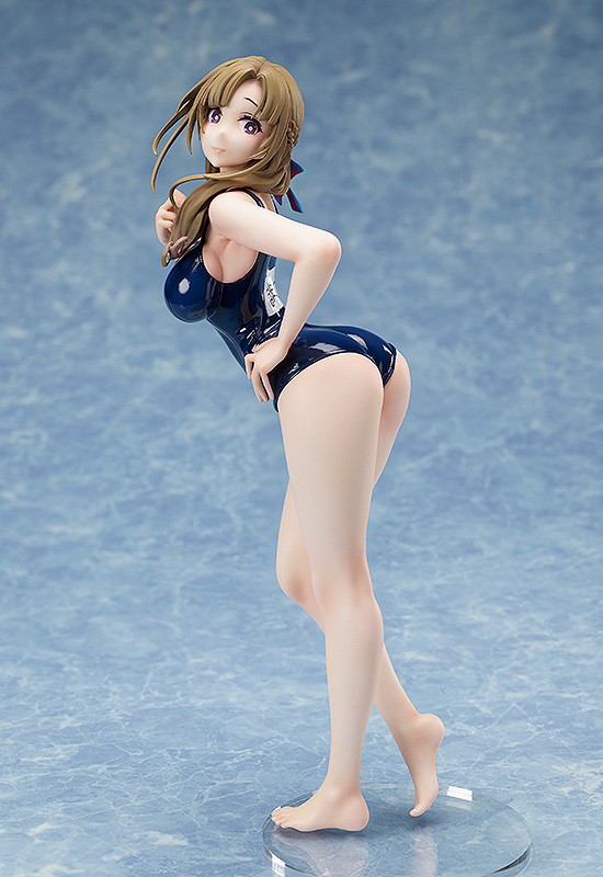 Oosuki Mamako (School Swimsuit), Tsuujou Kougeki Ga Zentai Kougeki De Ni-kai Kougeki No Okaasan Wa Suki Desu Ka?, FREEing, Pre-Painted, 1/7, 4571245299536