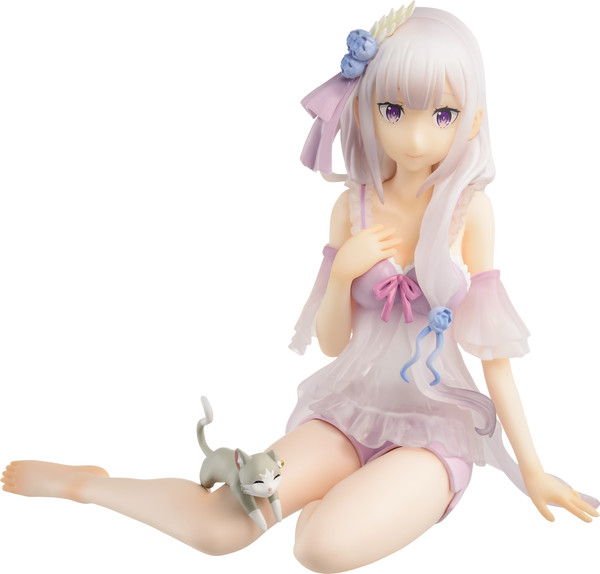 Emilia, Puck, Re:Zero Kara Hajimeru Isekai Seikatsu, Bandai Spirits, Pre-Painted