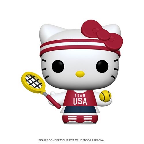 Hello Kitty (Tennis, Team USA), Hello Kitty, Funko Toys, Pre-Painted